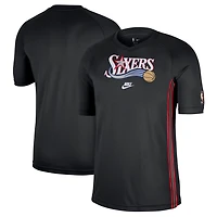 Nike Philadelphia 76ers Classic Edition Hardwood Classics Authentic Game Shooting T-Shirt