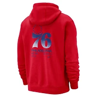 Nike Philadelphia 76ers Courtside Club Pullover Hoodie