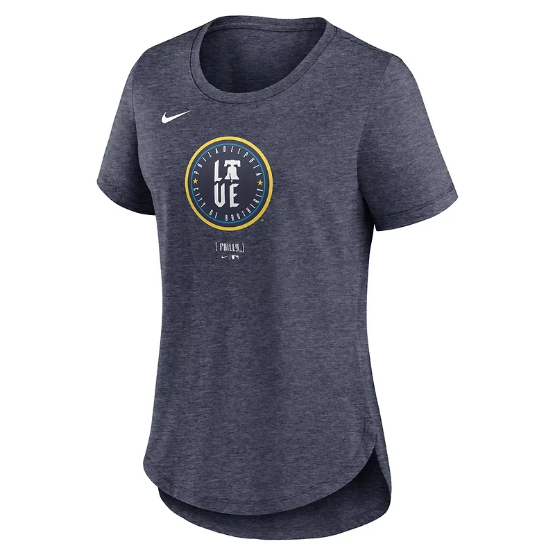 Nike Philadelphia Phillies 2024 City Connect Tri-Blend T-Shirt