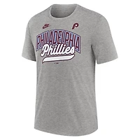 Nike Philadelphia Phillies Cooperstown Collection Retro Tri-Blend T-Shirt