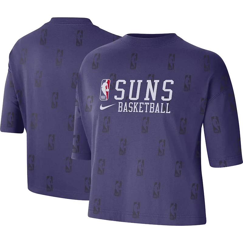 Nike Phoenix Suns Allover NBA Logo Boxy T-Shirt