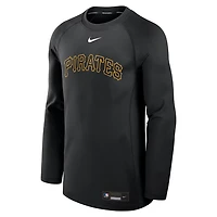 Nike Pittsburgh Pirates Authentic Collection Game Time Raglan Performance Long Sleeve T-Shirt