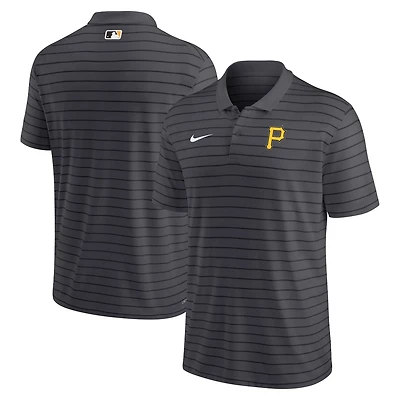 Nike Pittsburgh Pirates Authentic Collection Victory Striped Performance Polo