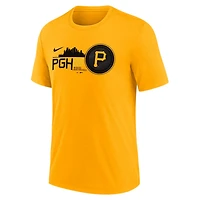Nike Pittsburgh Pirates City Connect Tri-Blend T-Shirt
