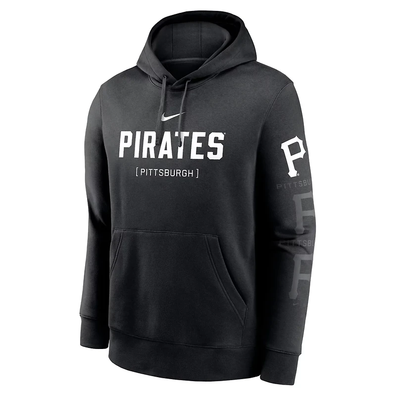Nike Pittsburgh Pirates Fashion Club Pullover Hoodie