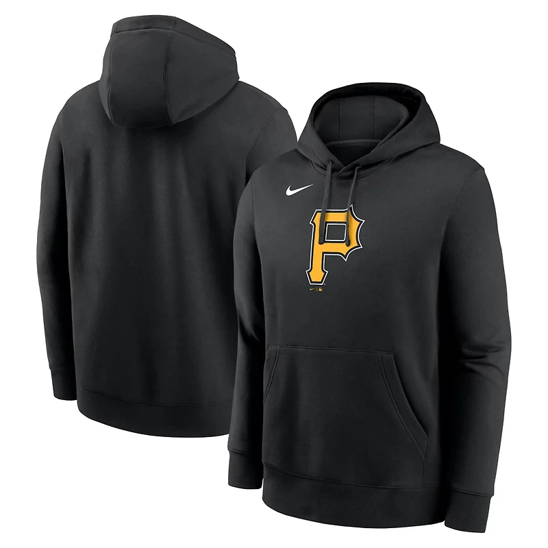 Nike Pittsburgh Pirates Logo Club Fleece Pullover Hoodie