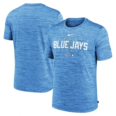 Nike Powder Toronto Jays Authentic Collection Velocity Performance Practice T-Shirt
