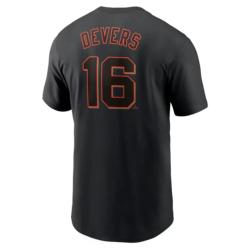 Nike Rafael Devers San Francisco Giants Name  Number T-Shirt