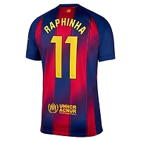 Nike Raphinha Barcelona 2025 26 Home Replica Jersey