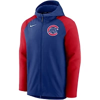 Nike Red Chicago Cubs Authentic Collection Performance Raglan Full-Zip Hoodie