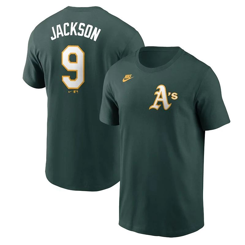 Nike Reggie Jackson Athletics Fuse Name  Number T-Shirt