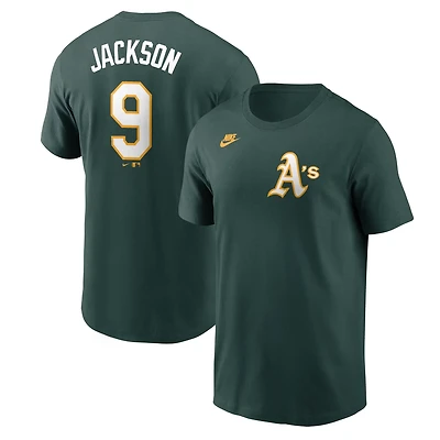 Nike Reggie Jackson Athletics Fuse Name  Number T-Shirt