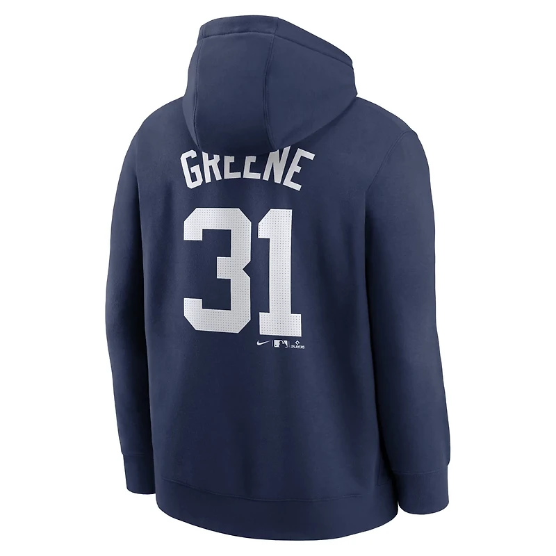 Nike Riley Greene Detroit Tigers Player Name  Number Club Fleece Pullover Hoodie