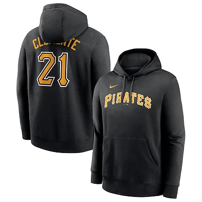 Nike Roberto Clemente Pittsburgh Pirates Player Name  Number Club Pullover Hoodie
