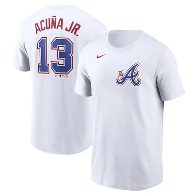 Nike Ronald Acua Jr Atlanta Braves City Connect Fuse Name  Number T-Shirt