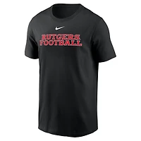 Nike Rutgers Scarlet Knights Football Performance T-Shirt
