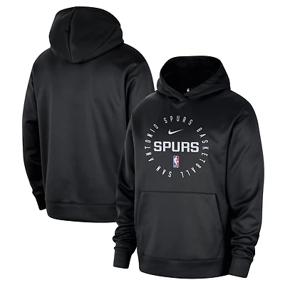 Nike San Antonio Spurs 2024 25 Spotlight On-Court Practice Performance Pullover Hoodie