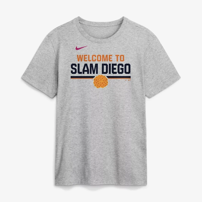Nike San Diego Padres 2026 City Connect Stacked Team Phrase T-Shirt
