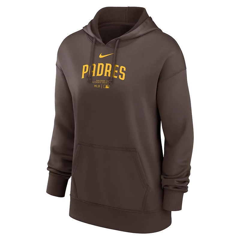 Nike San Diego Padres Authentic Collection Performance Pullover Hoodie