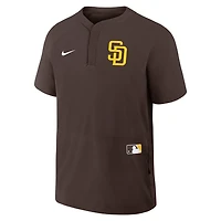 Nike San Diego Padres Authentic Collection Raglan Short Sleeve Windshirt