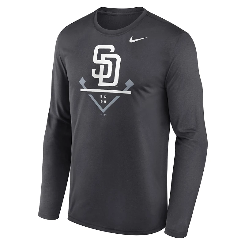 Nike San Diego Padres Icon Legend Performance Long Sleeve T-Shirt