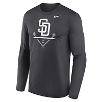 Nike San Diego Padres Icon Legend Performance Long Sleeve T-Shirt