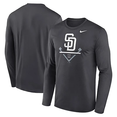 Nike San Diego Padres Icon Legend Performance Long Sleeve T-Shirt