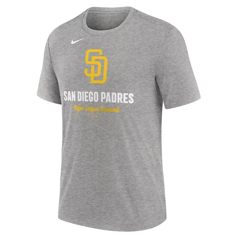 Nike San Diego Padres Logo Tri-Blend T-Shirt
