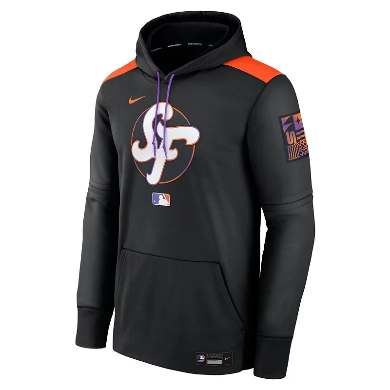 Nike San Francisco Giants 2025 City Connect Authentic Collection Performance Pullover Hoodie