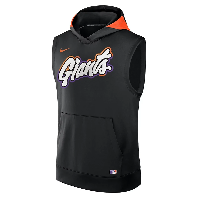 Nike San Francisco Giants 2025 City Connect Performance Sleeveless Pullover Hoodie