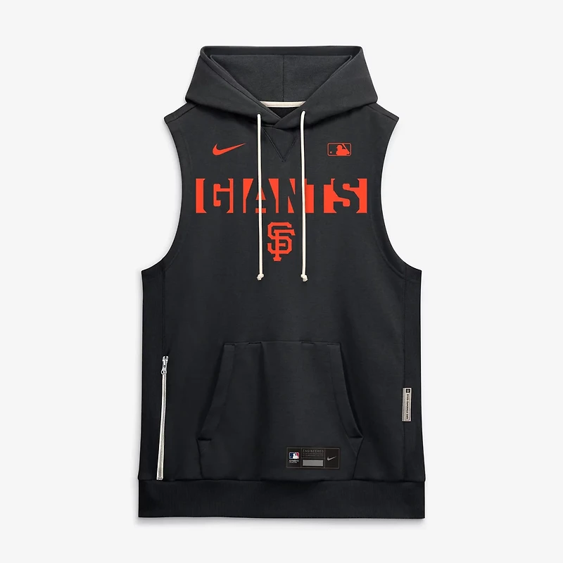 Nike San Francisco Giants Authentic Collection Standard Issue Dri-FIT Sleeveless Hoodie