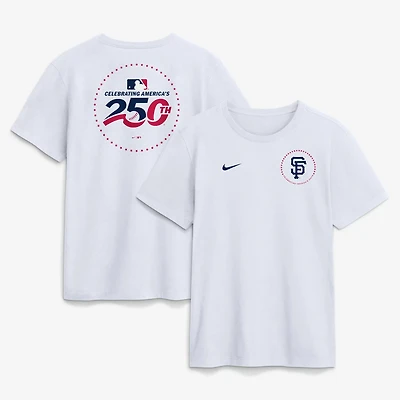 Nike San Francisco Giants Celebrating America's 250th Logo T-Shirt