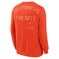 Nike San Francisco Giants Statement Ball Game Fleece Pullover Sweatshirt