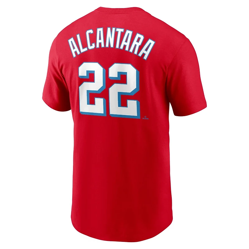 Nike Sandy Alcantara Miami Marlins City Connect Name Number T-Shirt
