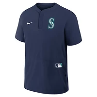 Nike Seattle Mariners Authentic Collection Raglan Short Sleeve Windshirt
