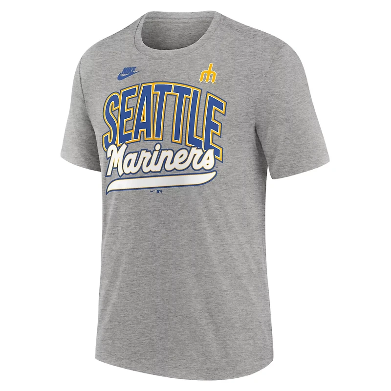 Nike Seattle Mariners Cooperstown Collection Retro Tri-Blend T-Shirt
