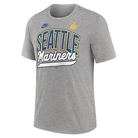 Nike Seattle Mariners Cooperstown Collection Retro Tri-Blend T-Shirt