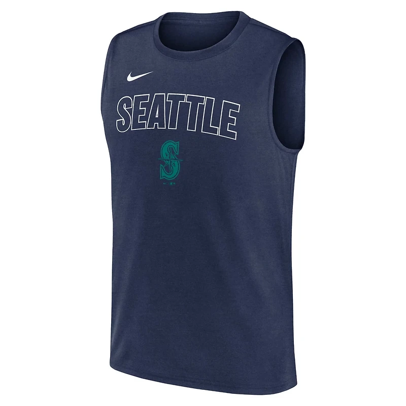Nike Seattle Mariners Knockout Performance Muscle Tank Top