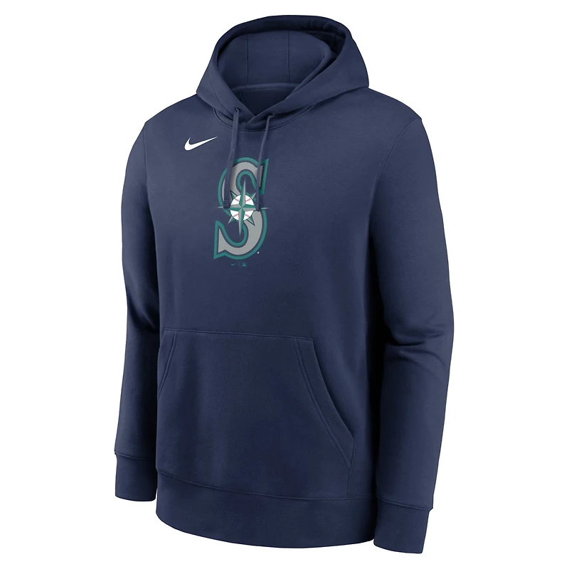 Nike Seattle Mariners Logo Club Fleece Pullover Hoodie
