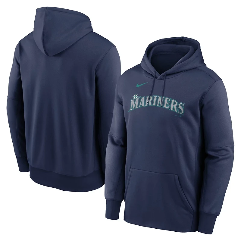 Nike Seattle Mariners Primary Wordmark Therma Hoodie