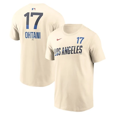 Nike Shohei Ohtani Los Angeles Dodgers City Connect Name  Number T-Shirt