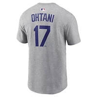 Nike Shohei Ohtani Los Angeles Dodgers Name  Number T-Shirt