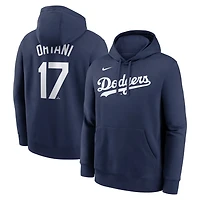 Nike Shohei Ohtani Los Angeles Dodgers Player Name  Number Club Fleece Pullover Hoodie