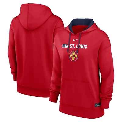 Nike St Louis Cardinals Authentic Collection City Connect Performance Pullover Hoodie