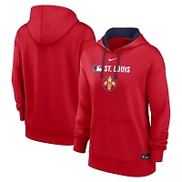 Nike St Louis Cardinals Authentic Collection City Connect Performance Pullover Hoodie