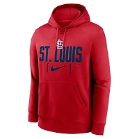 Nike St Louis Cardinals Club Slack Pullover Hoodie