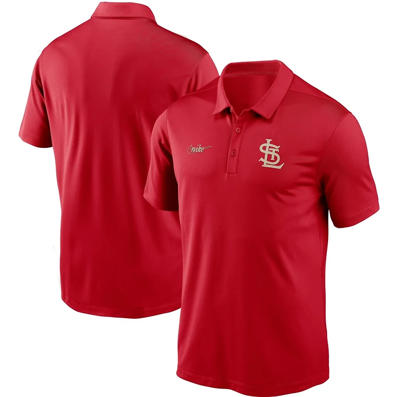 Nike St Louis Cardinals Cooperstown Collection Logo Franchise Performance Polo