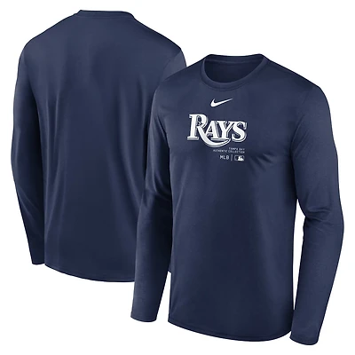 Nike Tampa Bay Rays Authentic Collection Practice Performance Long Sleeve T-Shirt
