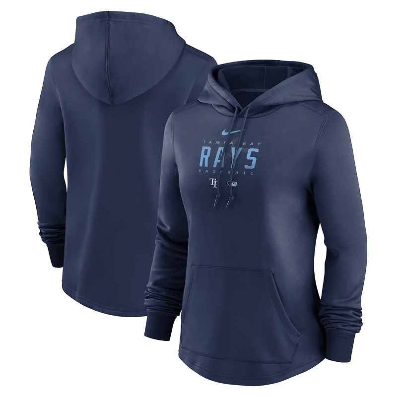 Nike Tampa Bay Rays Authentic Collection Pregame Performance Pullover Hoodie