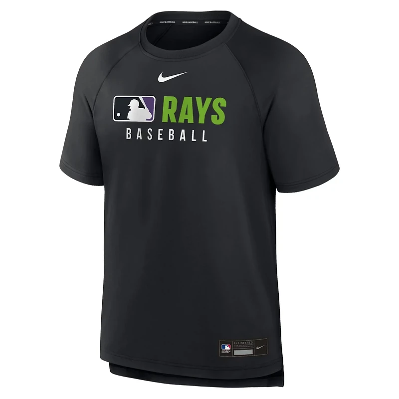 Nike Tampa Bay Rays Authentic Collection Pregame Raglan Performance T-Shirt